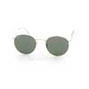   Ray-Ban Round Metal RB3447-001 Arista/Natural Green (G-15XLT)