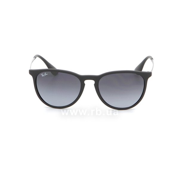   Ray-Ban Erika RB4171-622-8G Black Rubber/Poly. Gradient Grey,  