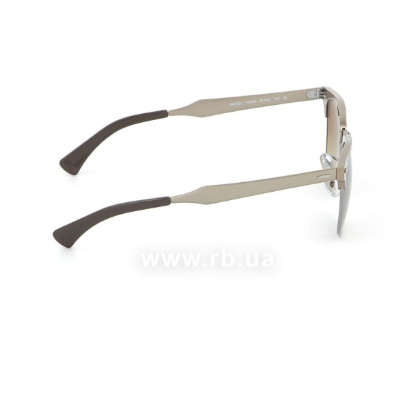   Ray-Ban Aluminium Clubmaster RB3507-139-85 Brown | Brown Faded Yellow,  