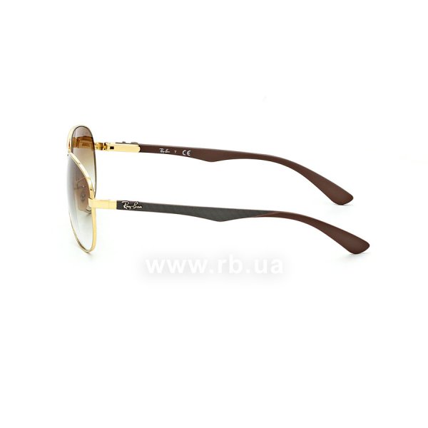   Ray-Ban Carbon Fibre RB8313-001-51 Arista | Faded Brown,  