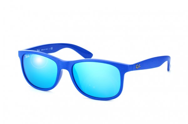   Ray-Ban Andy RB4202-6070-55 Black | Blue Mirror