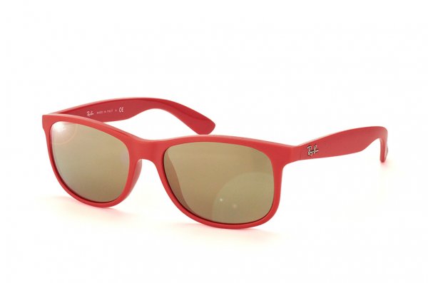   Ray-Ban Andy RB4202-6155-5A Red| Arista Mirrored