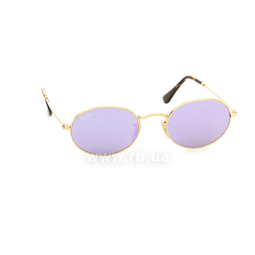 RB3547N 001/8O Sunglasses Ray-Ban Oval Flat Lenses buy with