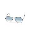 Сонцезахисні окуляри Ray-Ban Aviator Large Metal RB3025-002-3F Black/Gradient Light Blue