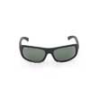   Ray-Ban Highstreet RB4166-622 Matt Black | Natural Green (G-15XLT)