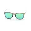   Ray-Ban Youngster Wayfarer RB4221-6169-3R Matt Green Transparent | Green Mirror