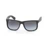Sunglasses Ray-Ban Justin RB4165-601-8G Black Rubber/APX Gradient Grey