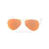 Сонцезахисні окуляри Ray-Ban Aviator Flash Lenses RB3025-112-69 Matte Gold | Brown Mirror Orange