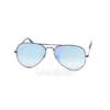 Sunglasses Ray-Ban Aviator Flash Lenses RB3025-002-4O Black | Blue Gradient Mirror