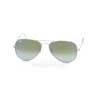 Солнцезащитные очки Ray-Ban Aviator Flash Lenses RB3025-019-9J Matte Silver | Faded Green