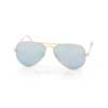 Sunglasses Ray-Ban Aviator Flash Lenses RB3025-112-W3 Matte Gold | Blue Mirror Polarized