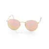 Sunglasses Ray-Ban Round Metal Flash Lenses RB3447-112-Z2 Matte Arista | Brown Mirror Pink