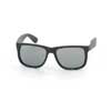 Sunglasses Ray-Ban Justin RB4165-622-6G Rubber Black | APX Silver  Mirror