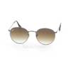 Sunglasses Ray-Ban Round Metal Flat Lenses RB3447N-004-51 Gunmetal | Faded Brown Gradient