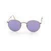 Sunglasses Ray-Ban Round Metal Flash Lenses RB3447-167-1M Matte Bronze|  Violet Mirror 