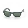 Солнцезащитные очки Ray-Ban Original Wayfarer Leather RB2140QM-1170 Grey / Green Leather | Natural Green (G-15)