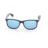 Sunglasses Ray-Ban Andy RB4202-6153-55 Matt Dark Blue| Multilayer Blue Mirror Solid Color - Mirror