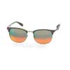 Солнцезащитные очки Ray-Ban Clubmaster Metal RB3538-9006-A8 Brown/Silver | Green/Orange Mirror