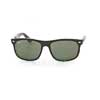   Ray-Ban Highstreet RB4226-6052-9A Matt Black On Crystal | Green/Grey  Polarized