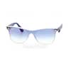   Ray-Ban Blaze Wayfarer RB4440N-6356-X0 Transparent Blue / Blue | Blue Gradient Mirror