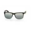 Сонцезахисні окуляри Ray-Ban Justin RB4165-852-88 Rubber Grey Transparent | Grey Silver Mirror