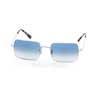 Сонцезахисні окуляри Ray-Ban Rectangle RB1969-9149-3F Silver | Blue Gradient 