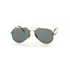   Ray-Ban Aviator Titanium RB8125-9137-57 Dark Antique Gold | Natural Gray