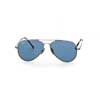   Ray-Ban Aviator Titanium RB8125-9138-T0 Antique Silver | Dark Blue