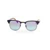 Сонцезахисні окуляри Ray-Ban Clubmaster RB3016-1278-T6 Dark Blue / Havana | Pink-Violet Gradient Mirror