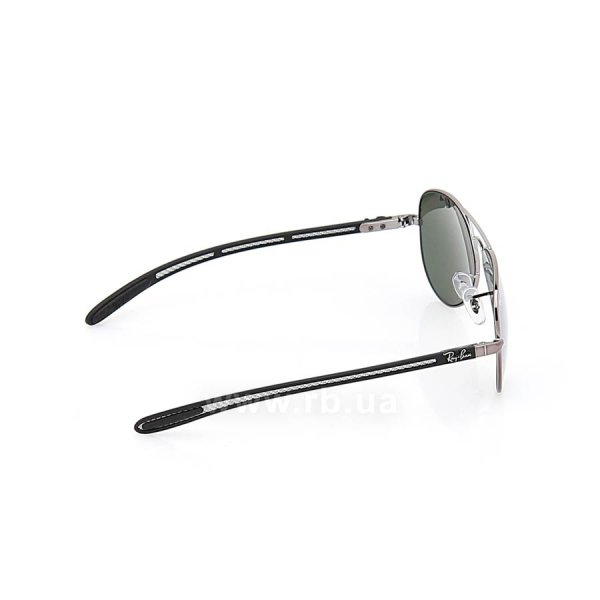 Sunglasses Ray-Ban Aviator Carbon Fibre RB8307-004-40 Gunmetal/G-31 Mirror, view from right