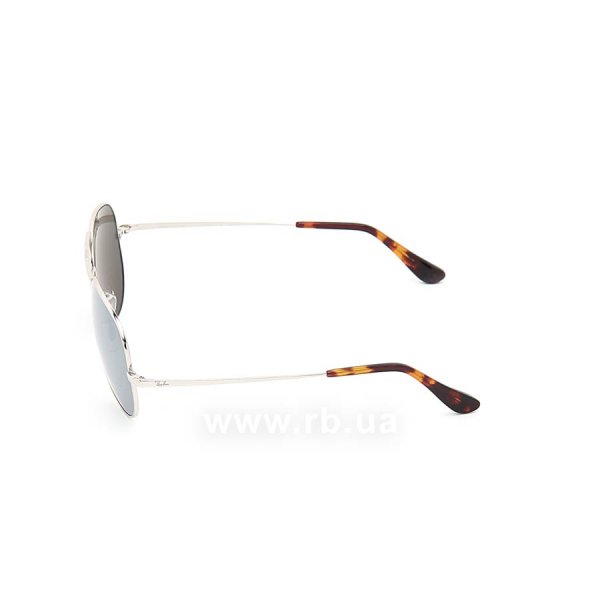   Ray-Ban Ultra Aviator RB8029K-064K-N4 White Gold | Green Mirror Silver Polarized P3 Plus,  