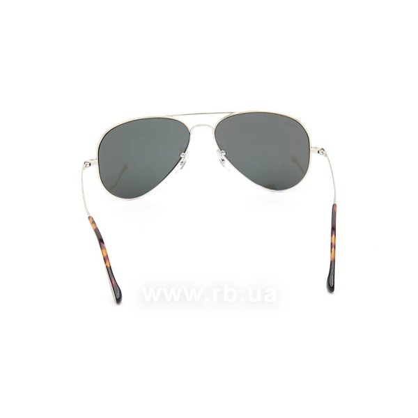   Ray-Ban Ultra Aviator RB8029K-064K-N4 White Gold | Green Mirror Silver Polarized P3 Plus,  