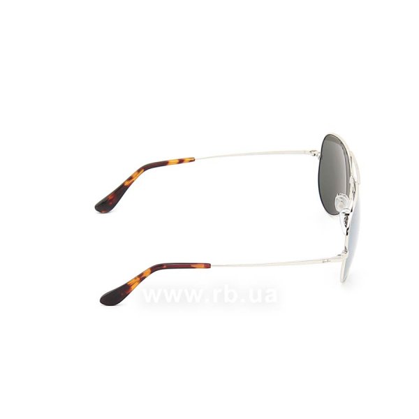   Ray-Ban Ultra Aviator RB8029K-064K-N4 White Gold | Green Mirror Silver Polarized P3 Plus,  