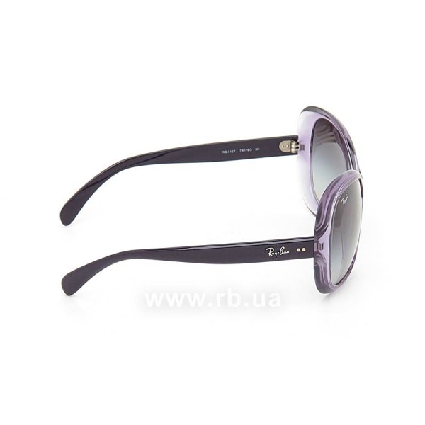   Ray-Ban Highstreet RB4127-741-8G Violet/Violet Transparent | Gradient Gray,  