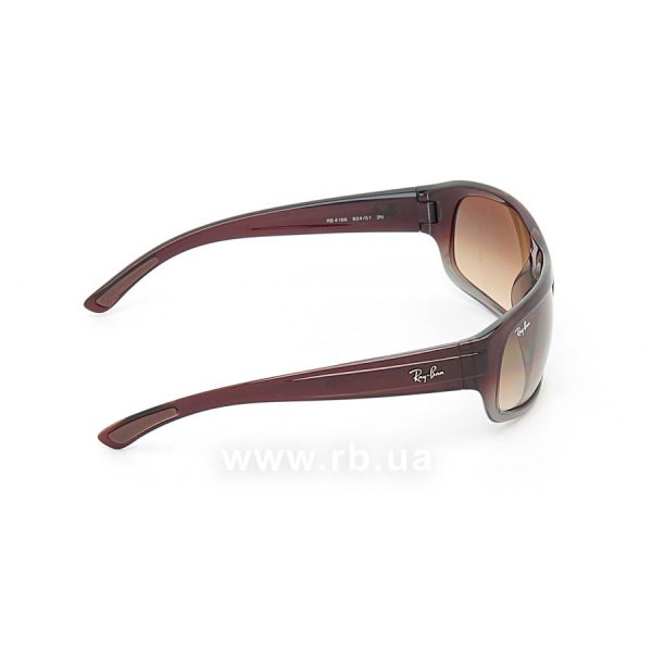   Ray-Ban Highstreet RB4166-824-51 Transparent Brown | Faded Brown,  