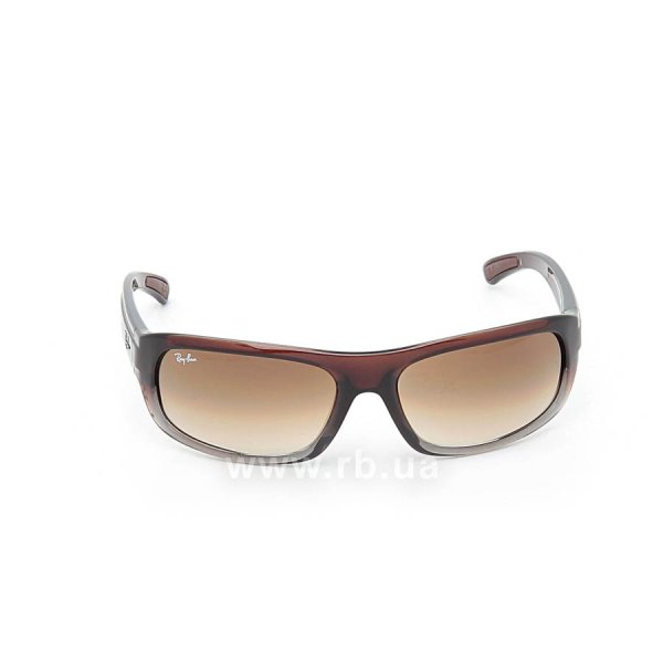   Ray-Ban Highstreet RB4166-824-51 Transparent Brown | Faded Brown,  