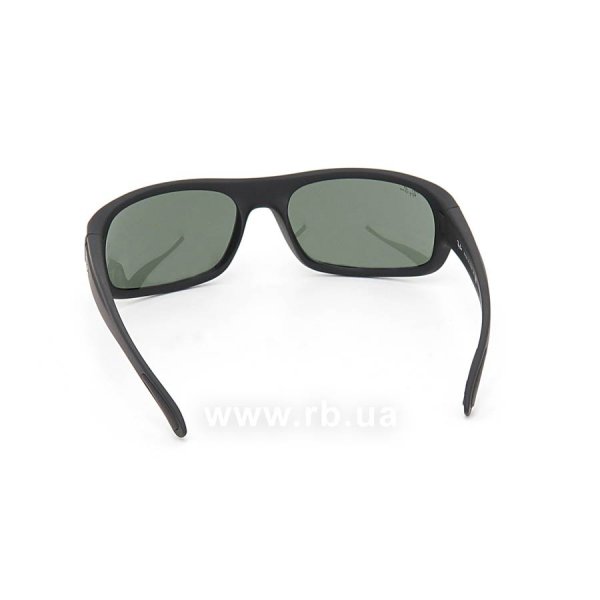   Ray-Ban Highstreet RB4166-622 Matt Black | Natural Green (G-15XLT),  