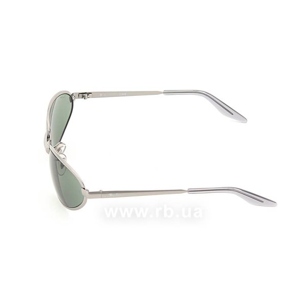   Ray-Ban Bausch and Lomb Sidestreet Mondo RBBL-SSMONDO-003 Silver | Natural Green (G-15XLT),  