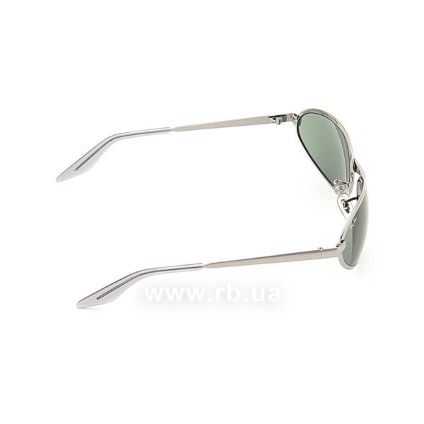   Ray-Ban Bausch and Lomb Sidestreet Mondo RBBL-SSMONDO-003 Silver | Natural Green (G-15XLT),  