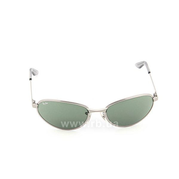   Ray-Ban Bausch and Lomb Sidestreet Mondo RBBL-SSMONDO-003 Silver | Natural Green (G-15XLT),  