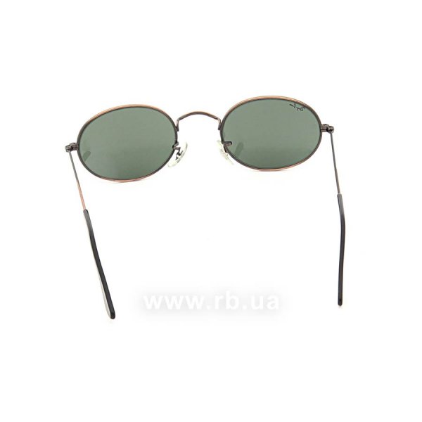   Ray-Ban Bausch and Lomb Oval RBBL-W0969 Antique Bronze | Natural Green (G-15XLT),  