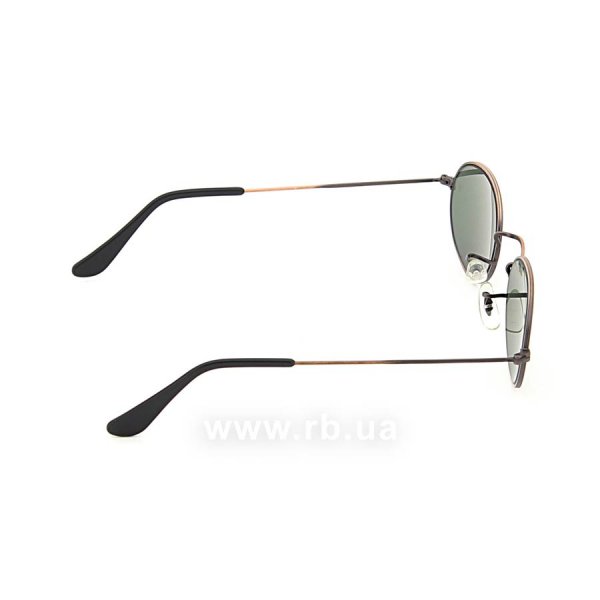   Ray-Ban Bausch and Lomb Oval RBBL-W0969 Antique Bronze | Natural Green (G-15XLT),  