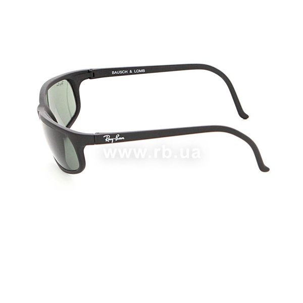   Ray-Ban Bausch and Lomb Cats Predator Series RBBL-CATS-PS Matt Black | Natural Green (G-15XLT),  