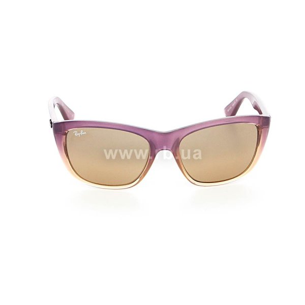   Ray-Ban Highstreet RB4154-858-3K Violet Faded Sand/Brown Mirror Solver Faded,  