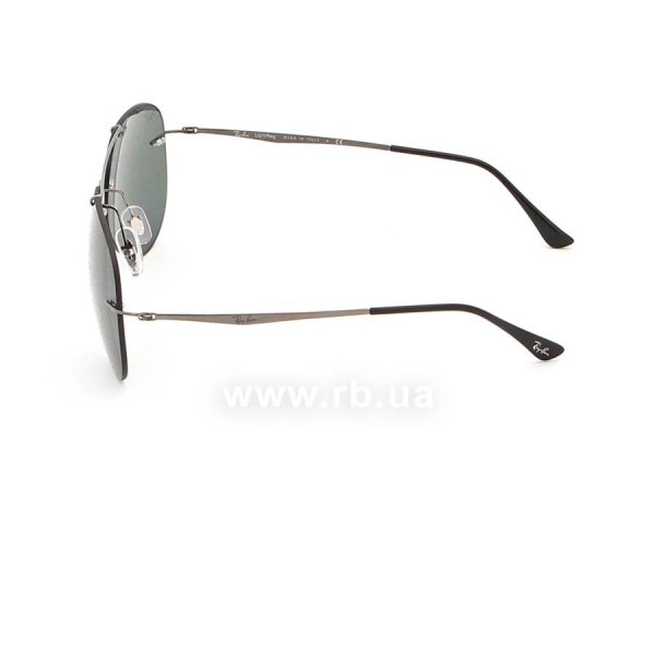   Ray-Ban Aviator LightRay RB8055-004-71 Gunmetal | APX Grey/Green,  