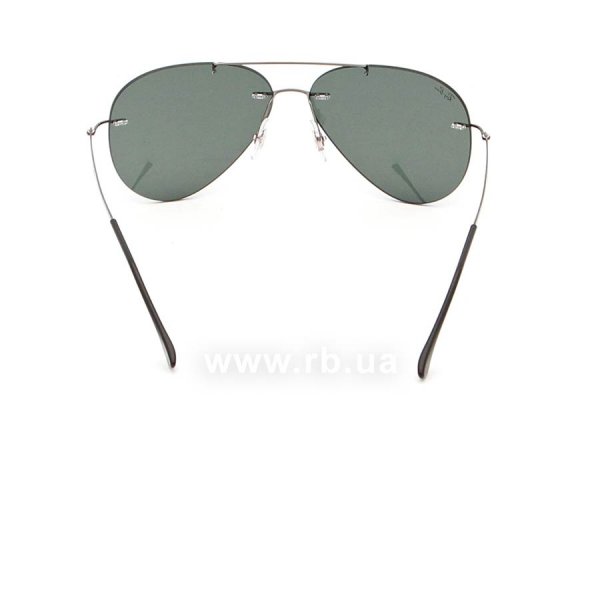   Ray-Ban Aviator LightRay RB8055-004-71 Gunmetal | APX Grey/Green,  