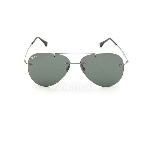   Ray-Ban Aviator LightRay RB8055-004-71 Gunmetal | APX Grey/Green,  