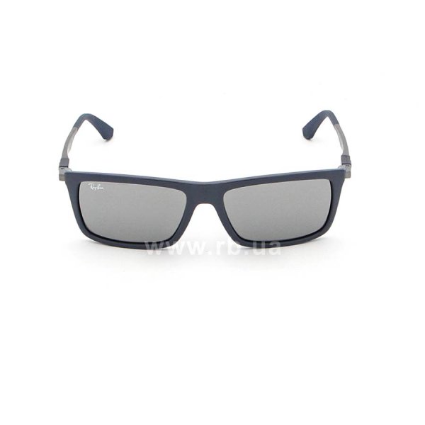   Ray-Ban Highstreet RB4214-6129-6G Blue | Grey Mirror,  