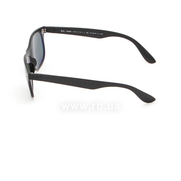   Ray-Ban Liteforce New Wayfarer RB4207-601S-9A Matt Black | APX Grey/Green Polarized,  