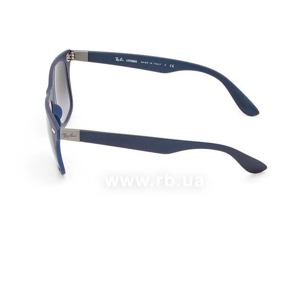   Ray-Ban Liteforce Wayfarer RB4195-6015-8G Matt Blue | Grey Gradient,  